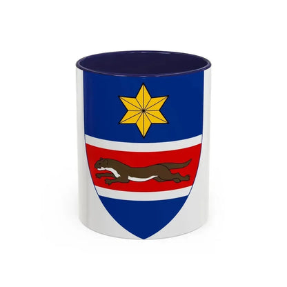 Coat of Arms of Slavonia - Accent Coffee Mug 11oz Navy - Go Mug Yourself
