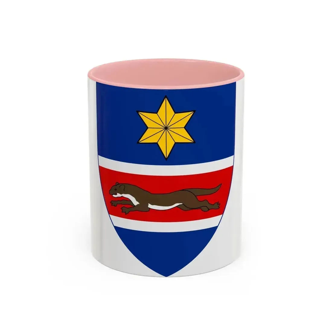 Coat of Arms of Slavonia - Accent Coffee Mug 11oz Pink - Go Mug Yourself