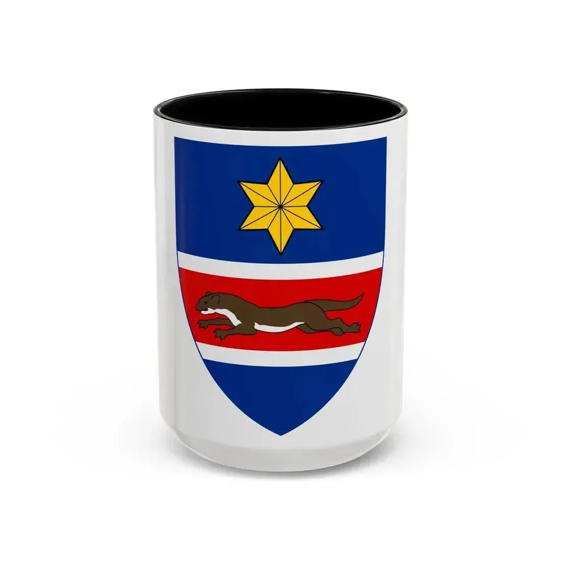 Coat of Arms of Slavonia - Accent Coffee Mug 15oz Black - Go Mug Yourself