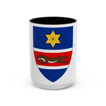 Coat of Arms of Slavonia - Accent Coffee Mug 15oz Black - Go Mug Yourself