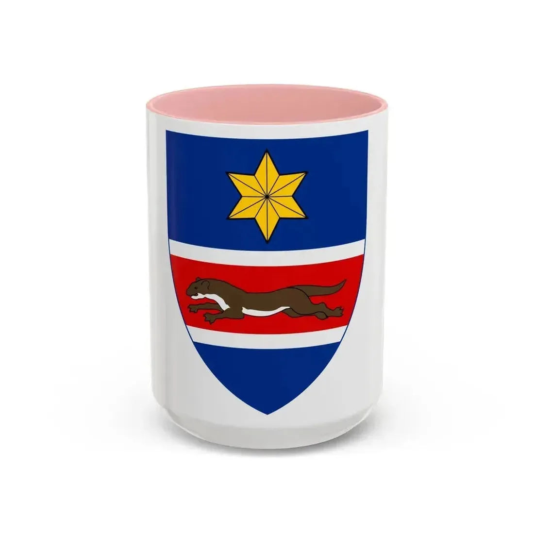 Coat of Arms of Slavonia - Accent Coffee Mug 15oz Pink - Go Mug Yourself