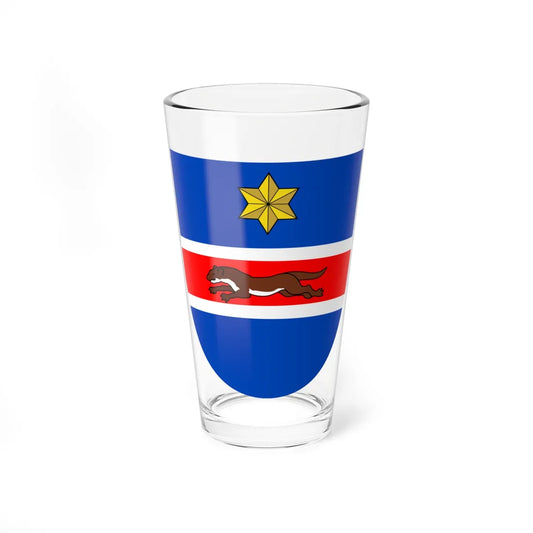 Coat of arms of Slavonia (Croatia) (Coat of Arms) Pint Glass 16oz 16oz - Go Mug Yourself