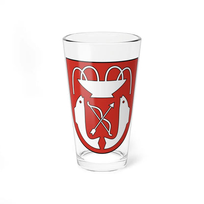 Coat of Arms of Sliač (Slovakia) (Coat of Arms) Pint Glass 16oz 16oz - Go Mug Yourself