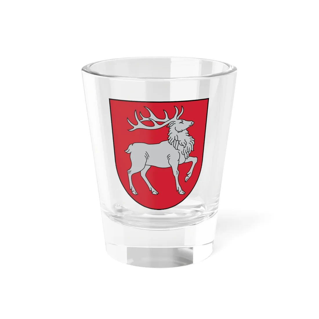 Coat of arms of Sēlija (Latvia) (Coat of Arms) Shot Glass 1.5oz 1.5oz - Go Mug Yourself