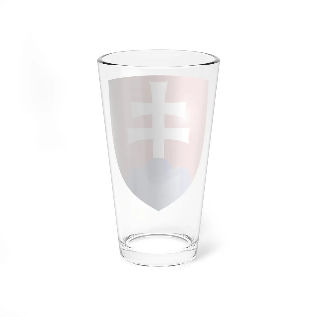 Coat of arms of Slovakia 3d (Slovakia) (Coat of Arms) Pint Glass 16oz - Go Mug Yourself