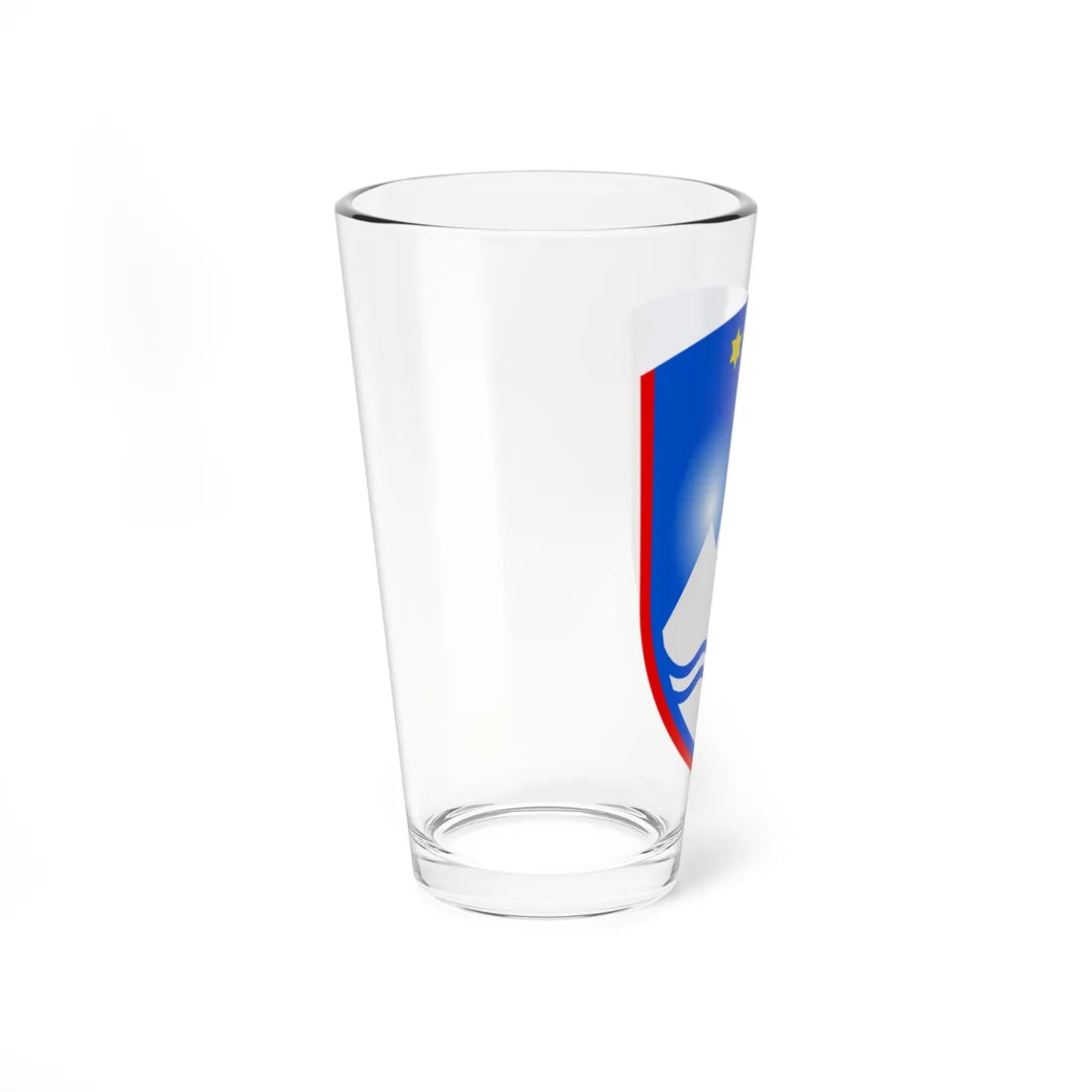 Coat of arms of Slovenia 3d (Slovenia) (Coat of Arms) Pint Glass 16oz - Go Mug Yourself
