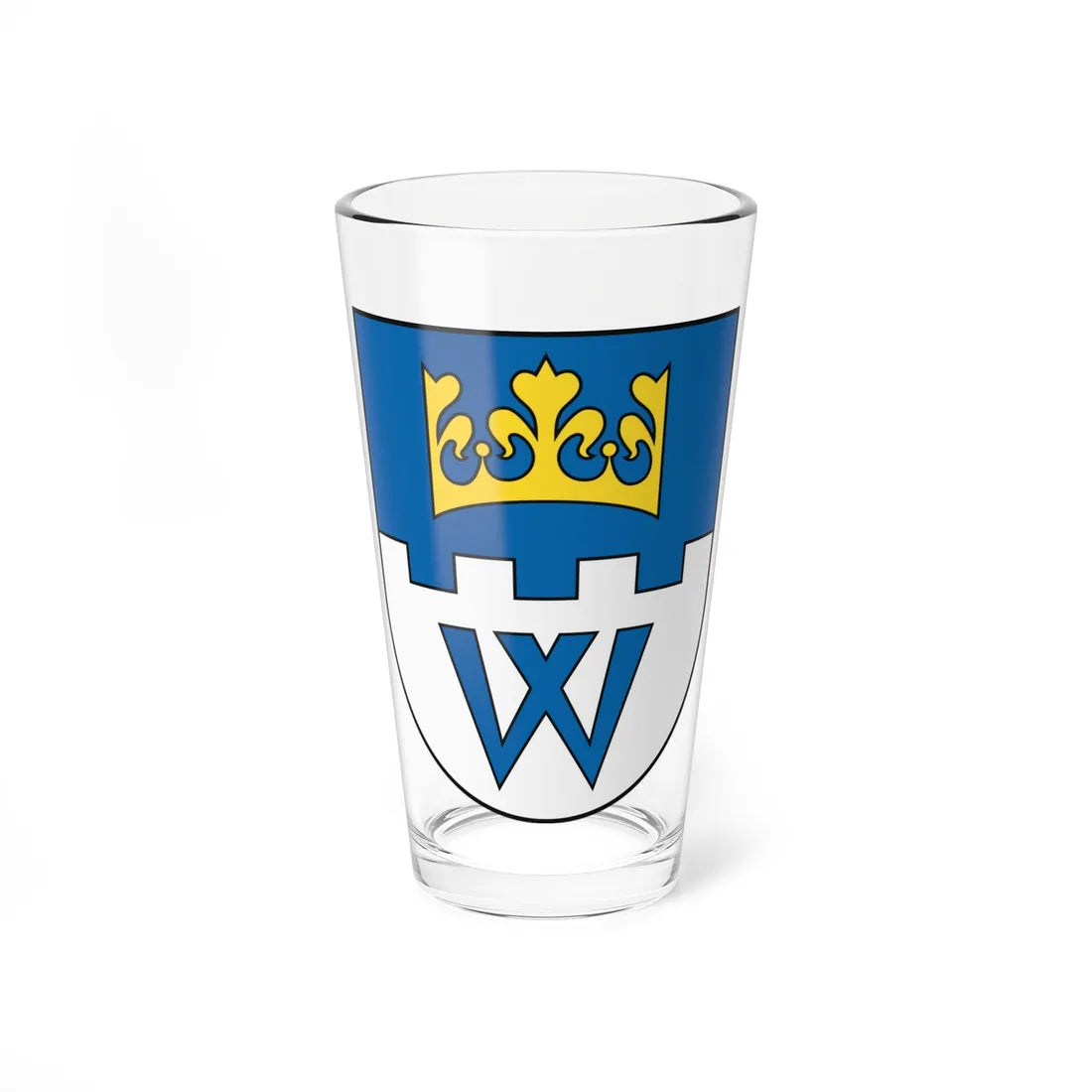 Coat of Arms of Slovenské Pravno (Slovakia) (Coat of Arms) Pint Glass 16oz 16oz - Go Mug Yourself