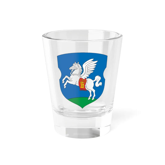 Coat of Arms of Slutsk Belarus (Belarus) (Coat of Arms) Shot Glass 1.5oz 1.5oz - Go Mug Yourself