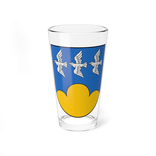 Coat of Arms of Smiltene (Latvia) (Coat of Arms) Pint Glass 16oz 16oz - Go Mug Yourself