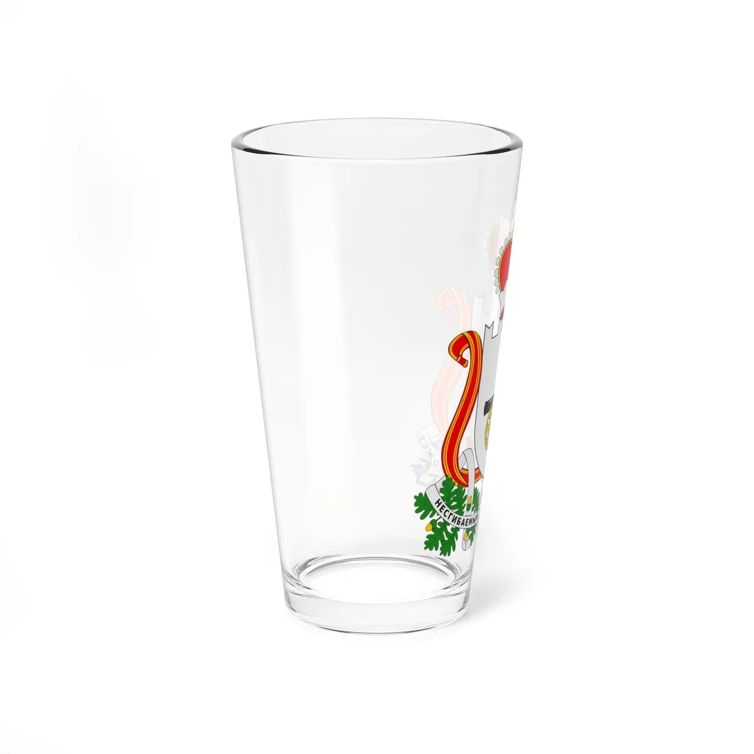 Coat of arms of Smolensk oblast (Russia) (Coat of Arms) Pint Glass 16oz - Go Mug Yourself
