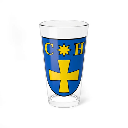 Coat of arms of Smozhe (Ukraine) (Coat of Arms) Pint Glass 16oz 16oz - Go Mug Yourself