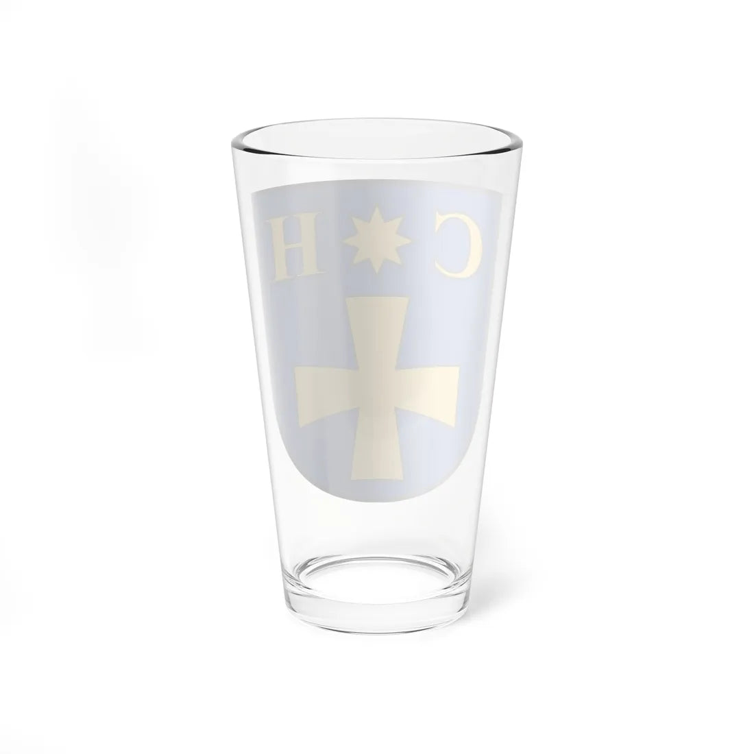 Coat of arms of Smozhe (Ukraine) (Coat of Arms) Pint Glass 16oz - Go Mug Yourself