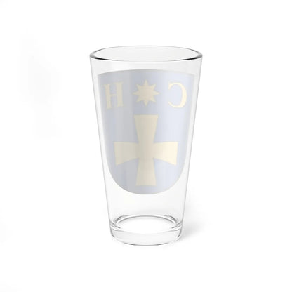 Coat of arms of Smozhe (Ukraine) (Coat of Arms) Pint Glass 16oz - Go Mug Yourself