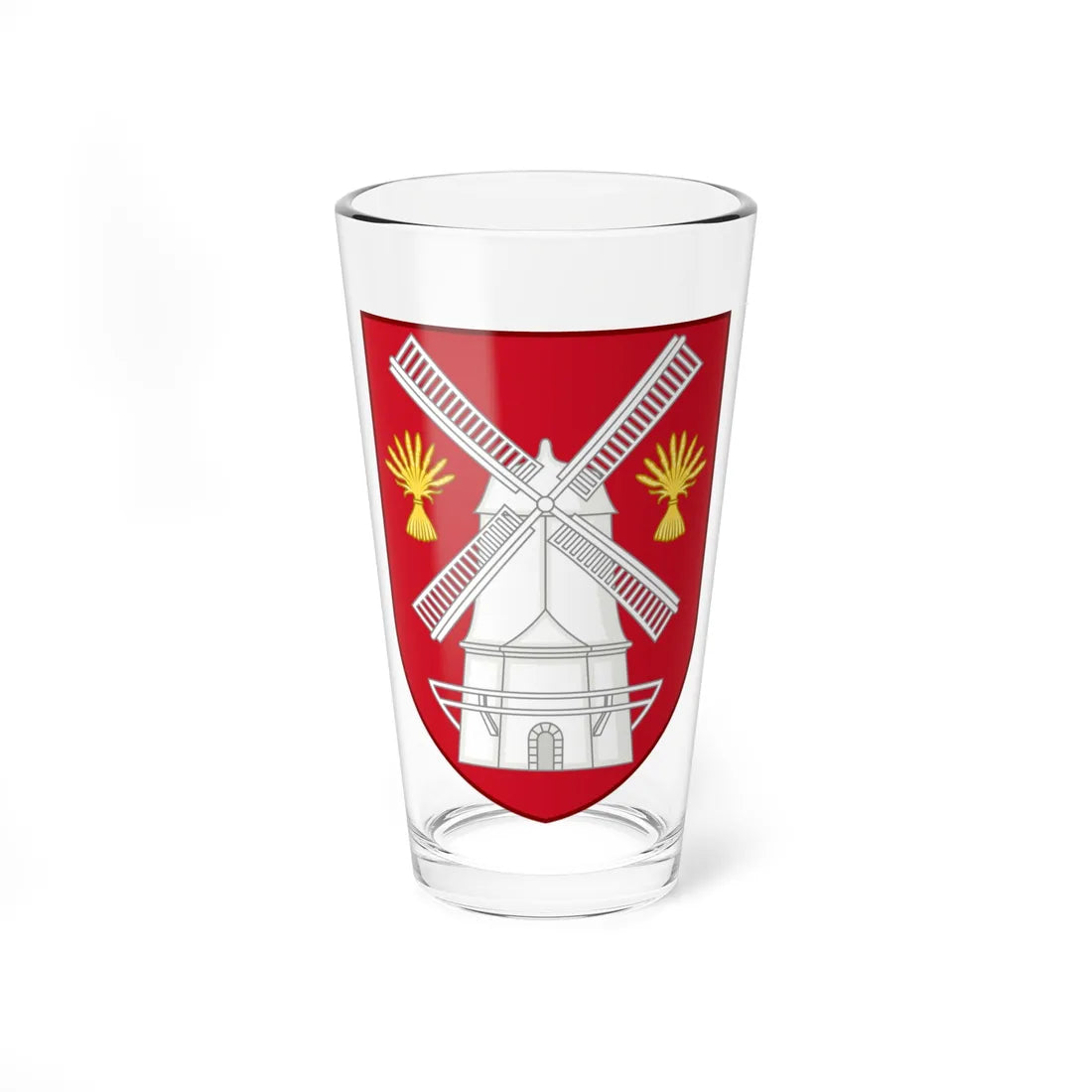 Coat of arms of Sønderborg County (Denmark) (Coat of Arms) Pint Glass 16oz 16oz - Go Mug Yourself