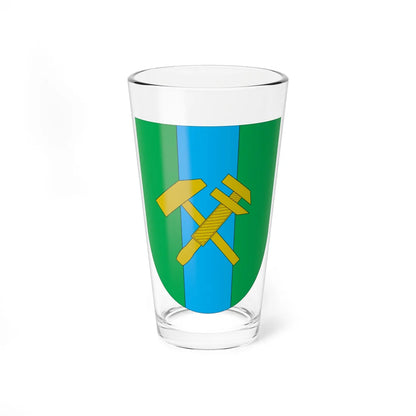 Coat of Arms of Snovsk raion (Ukraine) (Coat of Arms) Pint Glass 16oz 16oz - Go Mug Yourself