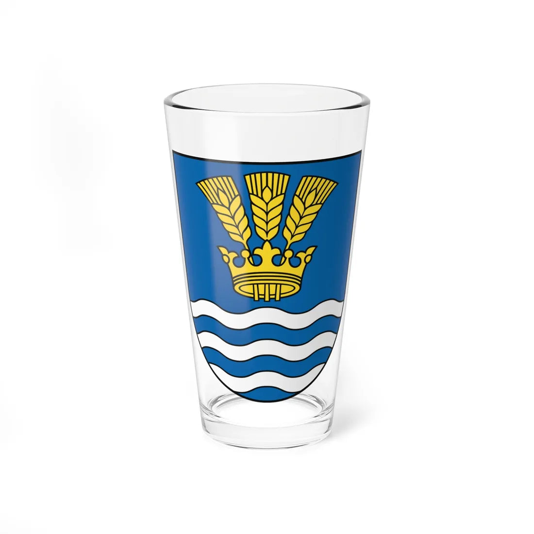 Coat of Arms of Sobrance (Slovakia) (Coat of Arms) Pint Glass 16oz 16oz - Go Mug Yourself