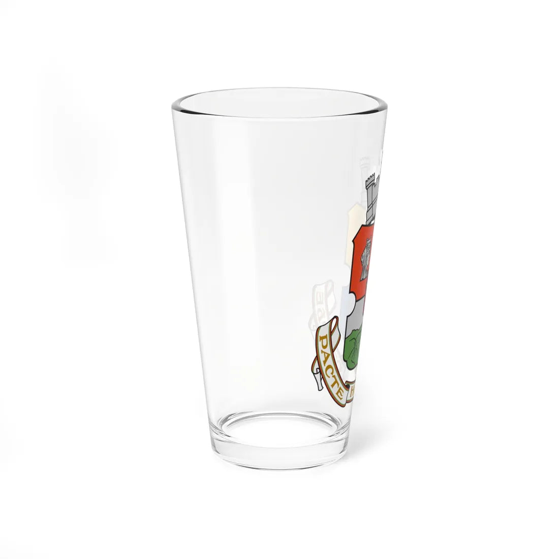 Coat of arms of Sofia 1911-1928 (Bulgaria) (Coat of Arms) Pint Glass 16oz - Go Mug Yourself