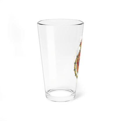 Coat of arms of Sofia Queen of Spain Golden Fleece (Denmark) (Coat of Arms) Pint Glass 16oz - Go Mug Yourself