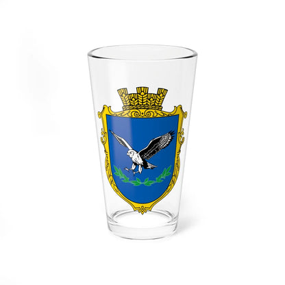 Coat of Arms of Sokilnyky (Ukraine) (Coat of Arms) Pint Glass 16oz 16oz - Go Mug Yourself