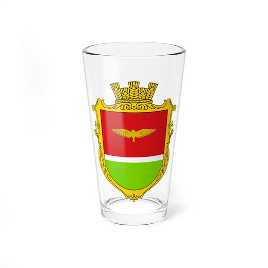 Coat of arms of Sokolivske (Ukraine) (Coat of Arms) Pint Glass 16oz 16oz - Go Mug Yourself
