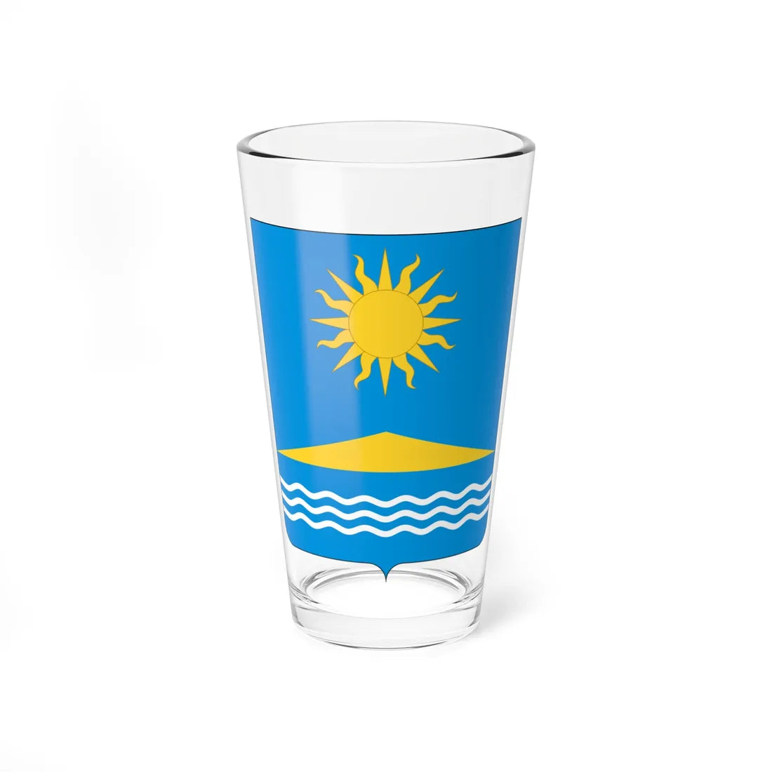 Coat of Arms of Solnechnogorsk (Russia) (Coat of Arms) Pint Glass 16oz 16oz - Go Mug Yourself