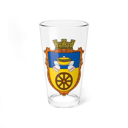 Coat of Arms of Solonka (Ukraine) (Coat of Arms) Pint Glass 16oz 16oz - Go Mug Yourself