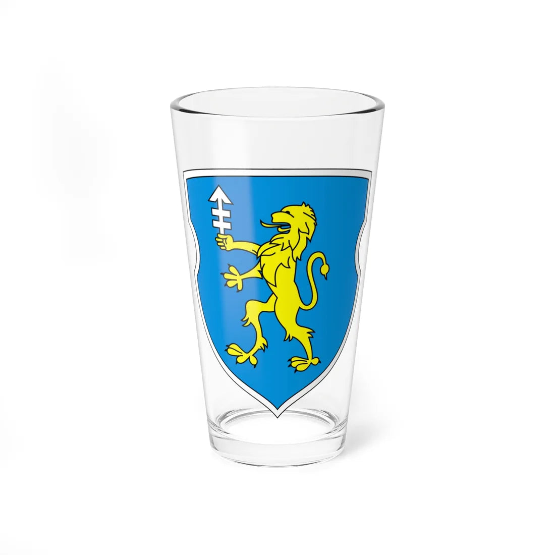 Coat of Arms of Słonim Belarus (Belarus) (Coat of Arms) Pint Glass 16oz 16oz - Go Mug Yourself