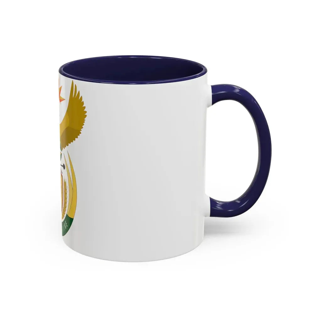 Coat of arms of South Africa - Accent Coffee Mug - Go Mug Yourself
