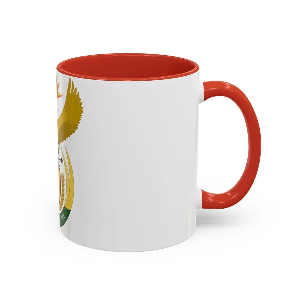 Coat of arms of South Africa - Accent Coffee Mug - Go Mug Yourself