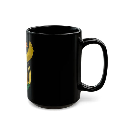 Coat of arms of South Africa - Black Coffee Mug-Go Mug Yourself