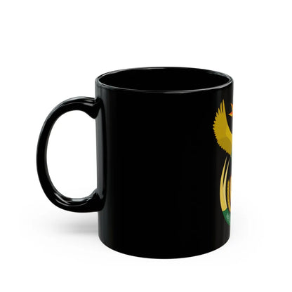 Coat of arms of South Africa - Black Coffee Mug-Go Mug Yourself