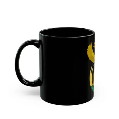 Coat of arms of South Africa - Black Coffee Mug - Go Mug Yourself