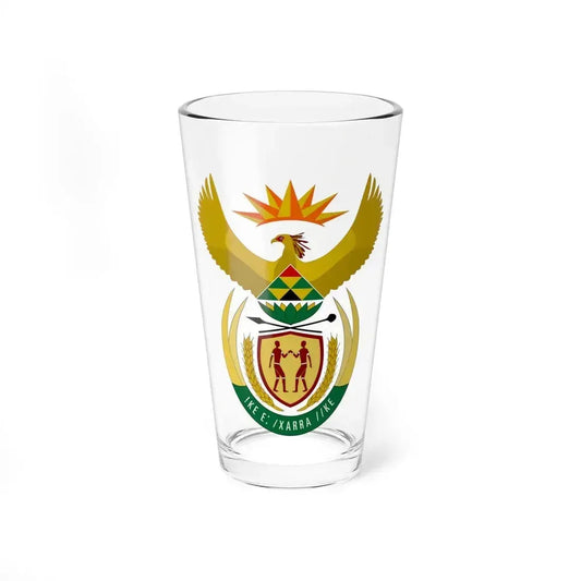 Coat of arms of South Africa - Pint Glass 16oz 16oz - Go Mug Yourself