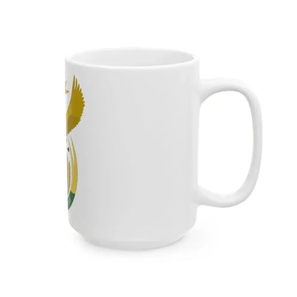 Coat of arms of South Africa - White Coffee Mug - Go Mug Yourself