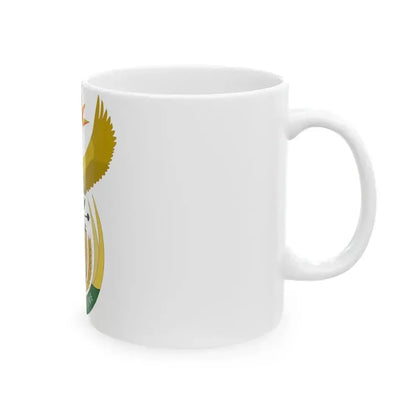 Coat of arms of South Africa - White Coffee Mug - Go Mug Yourself