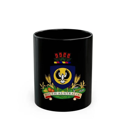 Coat of arms of South Australia - Black Coffee Mug 11oz - Go Mug Yourself