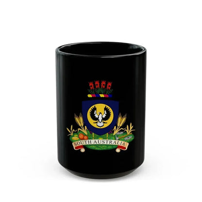 Coat of arms of South Australia - Black Coffee Mug 15oz - Go Mug Yourself