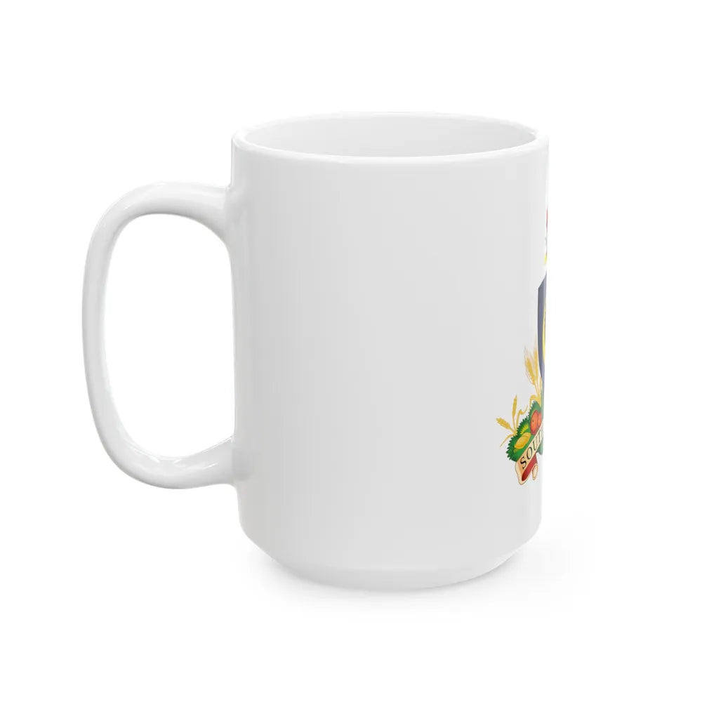 Coat of arms of South Australia - White Coffee Mug-Go Mug Yourself