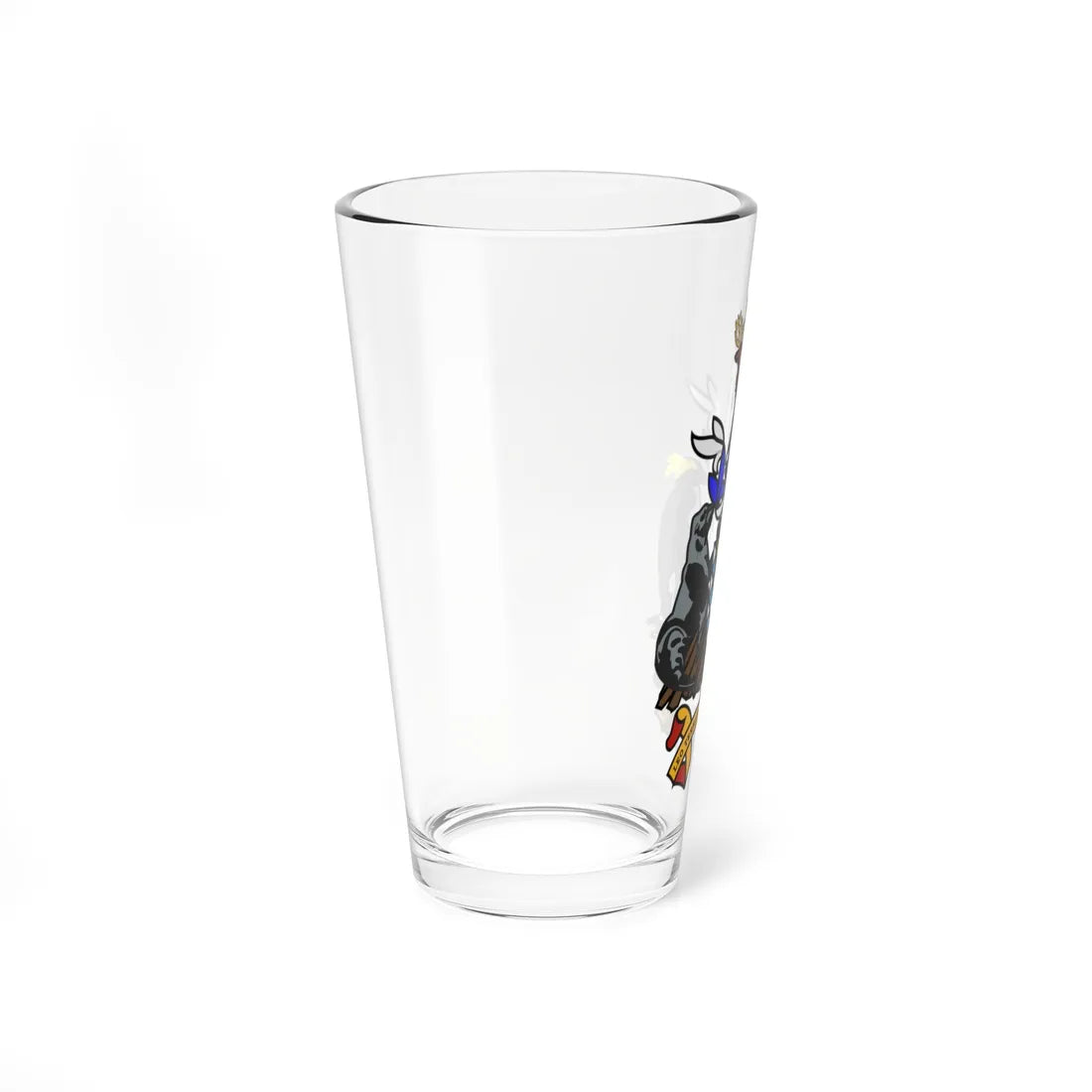 Coat of arms of South Georgia and the South Sandwich Islands (United Kingdom) (Coat of Arms) Pint Glass 16oz - Go Mug Yourself