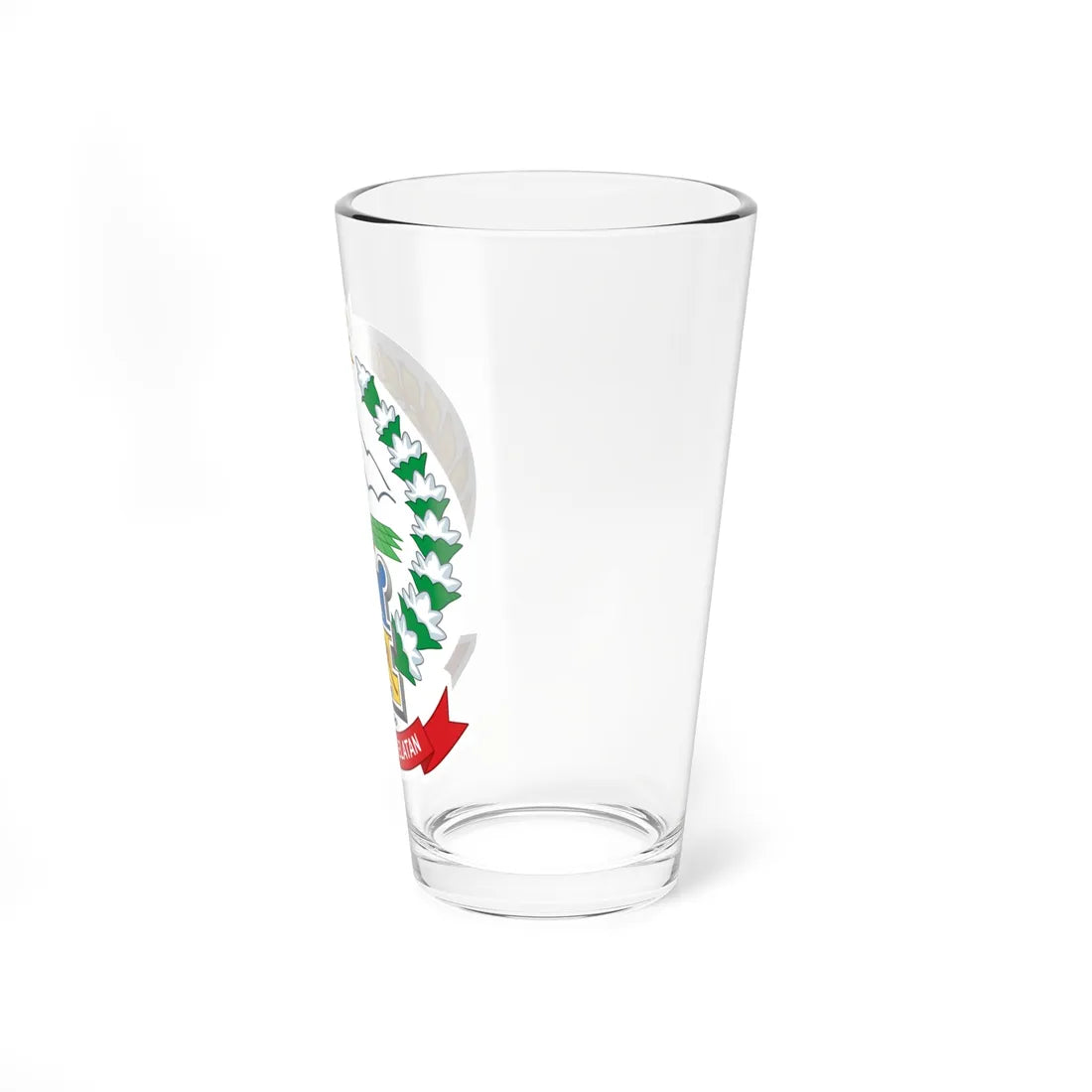 Coat of arms of South Sulawesi (Indonesia) (Coat of Arms) Pint Glass 16oz - Go Mug Yourself