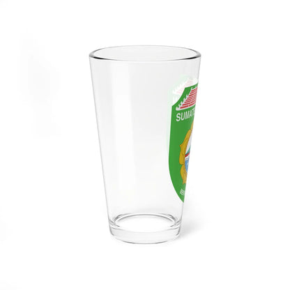 Coat of arms of South Sumatra (Indonesia) (Coat of Arms) Pint Glass 16oz - Go Mug Yourself