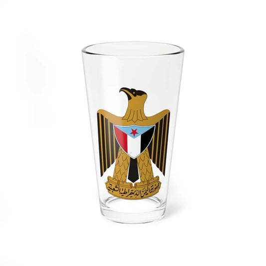 Coat of arms of South Yemen 1970-1990 (Yemen) (Coat of Arms) Pint Glass 16oz 16oz - Go Mug Yourself