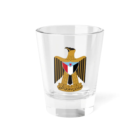 Coat of arms of South Yemen 1970-1990 (Yemen) (Coat of Arms) Shot Glass 1.5oz 1.5oz - Go Mug Yourself