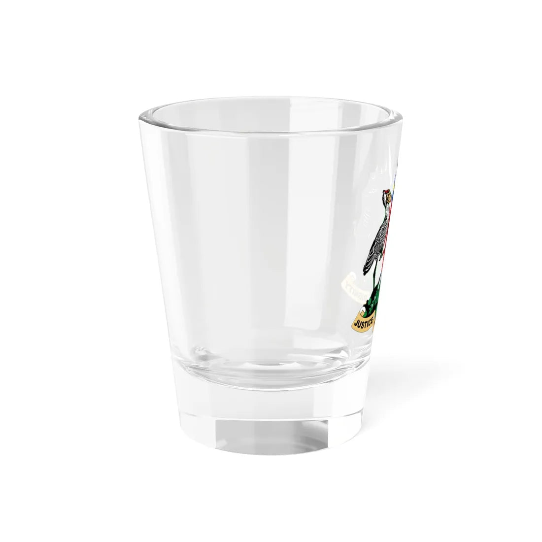 Coat of arms of Southern Sudan 2005 proposal (South Sudan) (Coat of Arms) Shot Glass 1.5oz - Go Mug Yourself