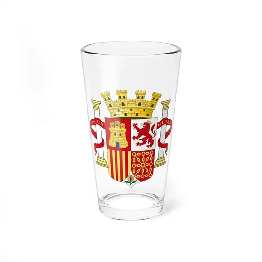 Coat of Arms of Spain (1868-1870 and 1873-1874) - Pint Glass 16oz 16oz - Go Mug Yourself