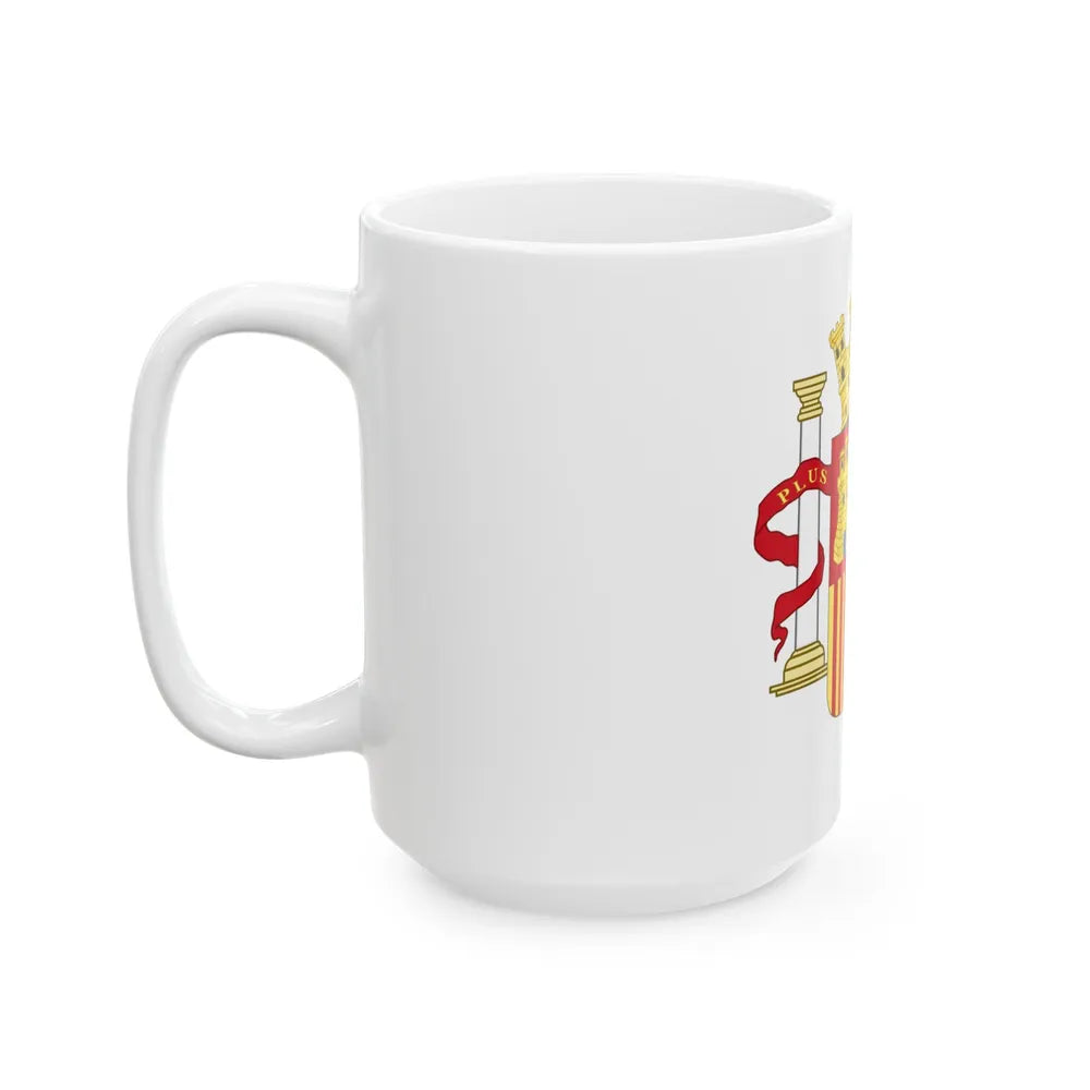 Coat of Arms of Spain (1868-1870 and 1873-1874) - White Coffee Mug-Go Mug Yourself