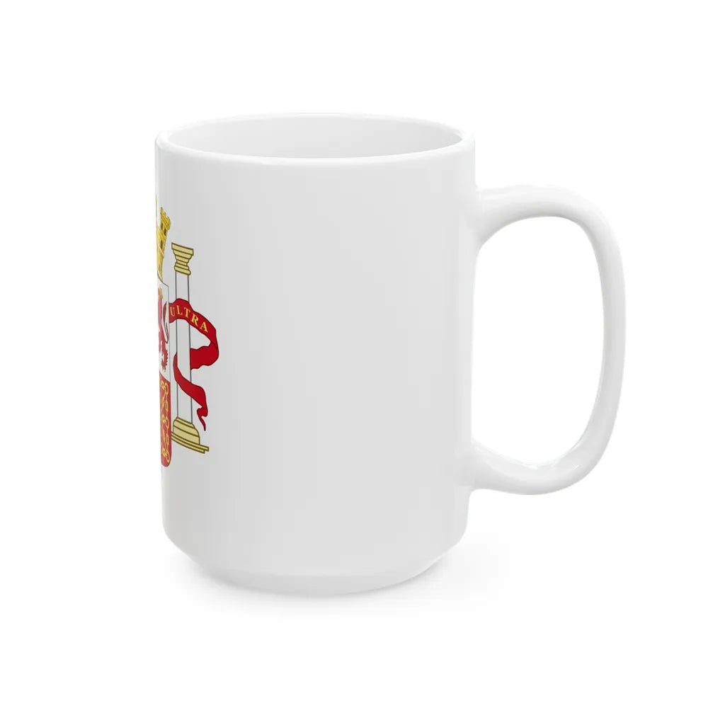 Coat of Arms of Spain (1868-1870 and 1873-1874) - White Coffee Mug-Go Mug Yourself