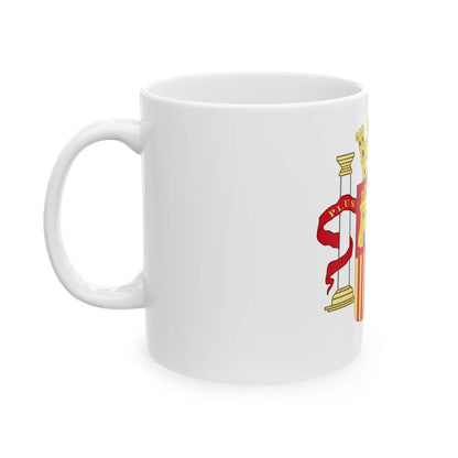 Coat of Arms of Spain (1868-1870 and 1873-1874) - White Coffee Mug-Go Mug Yourself