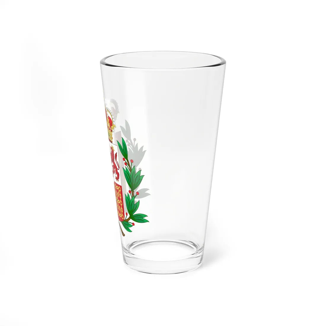 Coat of Arms of Spain 1871-1873 Laurel Variant (Spain) (Coat of Arms) Pint Glass 16oz - Go Mug Yourself