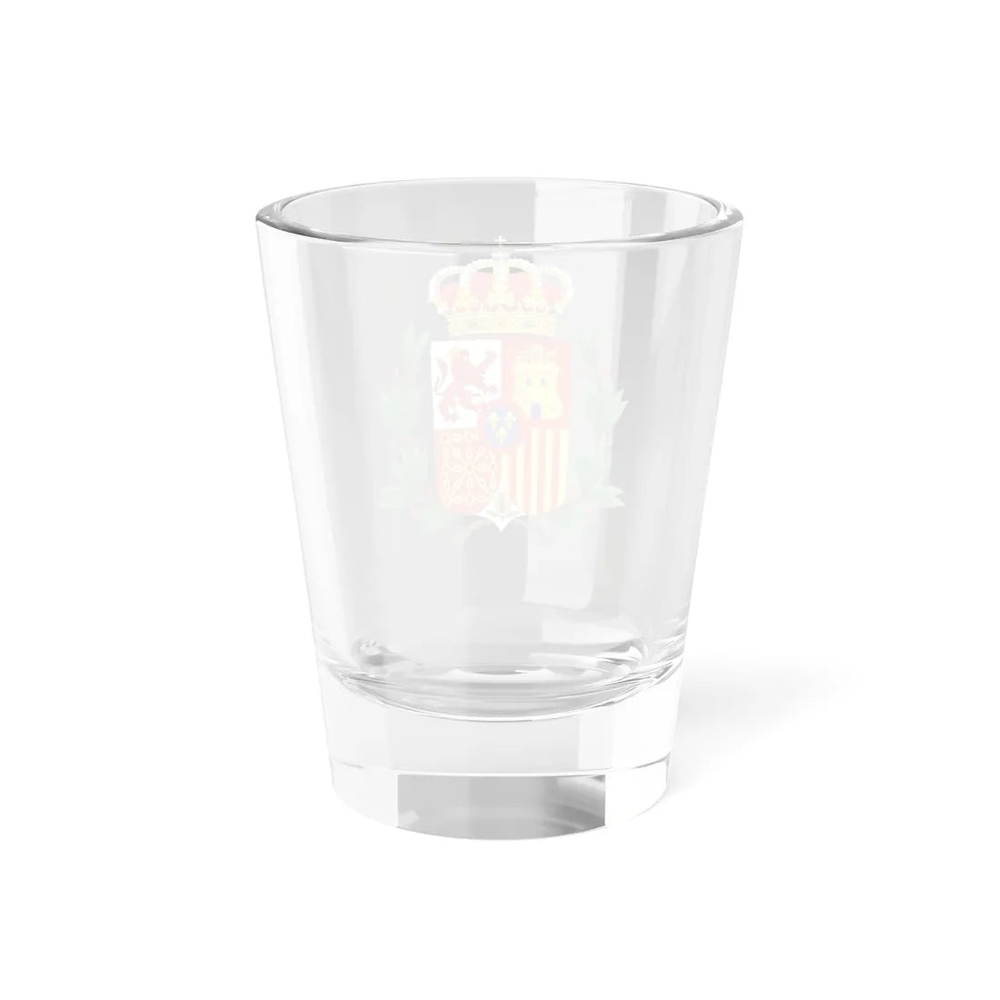 Coat of Arms of Spain 1874-1931 Laurel Variant (Spain) (Coat of Arms) Shot Glass 1.5oz - Go Mug Yourself